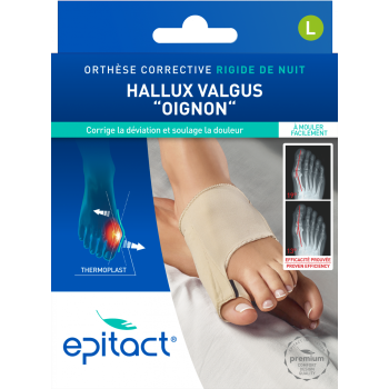 Orthèse corrective Hallux Valgus nuit Epitact - 1 unité taille L