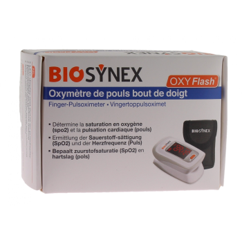 Oxymètre de pouls OxyFlash Biosynex - un oxymètre