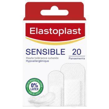 Pansement Sensible Elastoplast - boîte de 20 pansements
