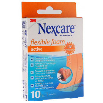 Pansements Nexcare active - boîte de 10 pansements
