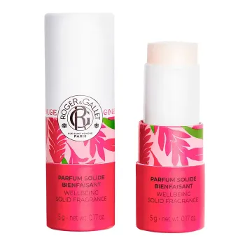 Parfum solide bienfaisant gingembre rouge Roger & Gallet - stick de 5g