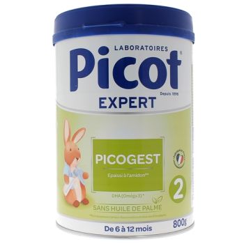 Picogest lait poudre 2ème âge Picot - boite de 800g