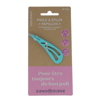 Pince à épiler papillon mors biais Sanodiane - 1 pince