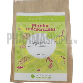 Plantes conditionnées farine de Moutarde Marque verte - boîte de 200 g