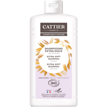 Shampooing extra-doux Bio Cattier - flacon de 1 L