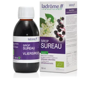 Sirop de sureau bio Ladrôme - flacon de 150ml