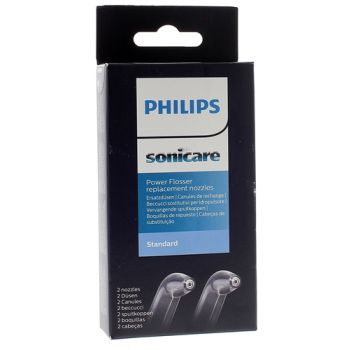 Sonicare Canule standard pour hydropulseur Power Flosser Philips - boîte de 2 canules de rechange