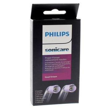 Sonicare Canules Quad Stream Power Flosser Philips - boîte de 2 canules de rechange