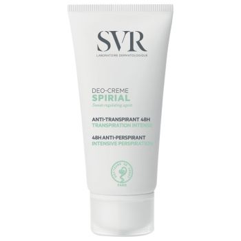 Spirial crème déodorant anti-transpirant intense 48h SVR - tube de 50 ml