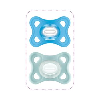 Sucette Comfort silicone 2-6mois Mam - boîte de 2 sucettes