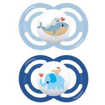 Sucette Perfect Better together 6 mois+ silicone MAM - 2 sucettes