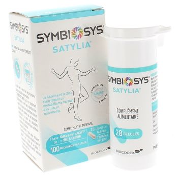 Symbiosys Satylia Chrome et Zinc Biocodex - boîte de 28 gélules
