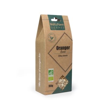 Tisane Oranger écorse bio Nat & form - sachet de 80 g