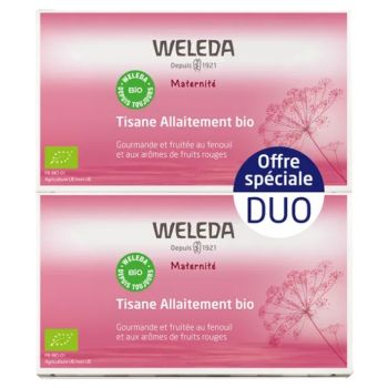 Tisane d'allaitement arôme fruits rouges Weleda - lot de 2 boîtes de 20 sachets