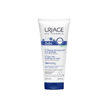 Uriage Bébé 1er Baume oléo-apaisant anti-grattage - Tube de 200 ml