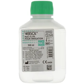 Versol NaCl 0,9% solution pour irrigation - flacon de 500ml