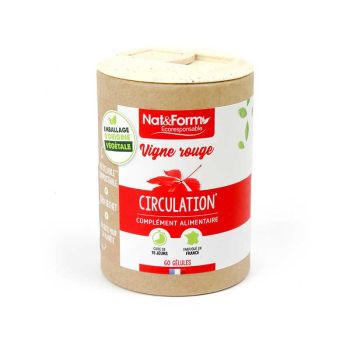 Vigne rouge Ecoresponsable Nat&Form - Boite de 60 gélules