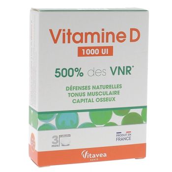 Vitamine D 1000 UI Vitavea - boîte de 90 comprimés