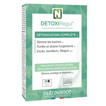 DETOXIRegul Nutravance - boîte de 30 comprimés