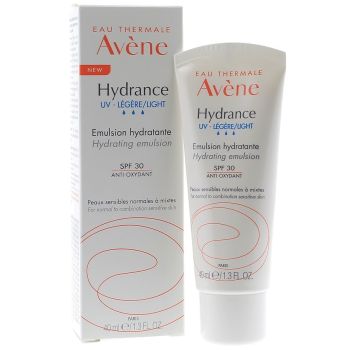 Hydrance émulsion légère hydratante UV spf 30 Avène - tube de 40 ml