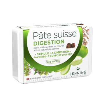 P&acirc;te suisse digestion Lehning - boite de 40 gommes