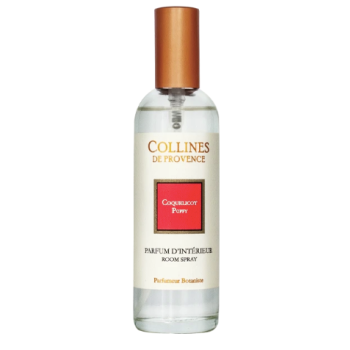 Parfum d'intérieur coquelicot poppy Collines de Provence - spray de 100ml