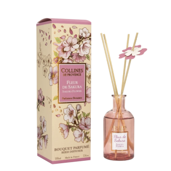 Bouquet parfumé Fleur de sakura Collines de Provence - flacon de 100ml