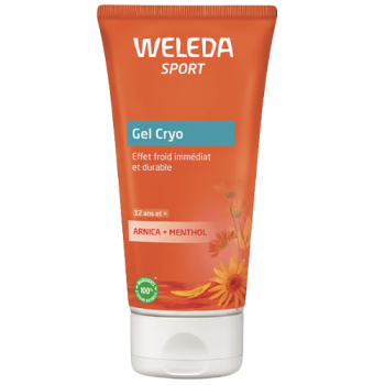 Gel cryo effet froid immédiat et durable Weleda - tube de 100ml