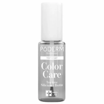 Vernis color care top coat Poderm - flacon de 8ml