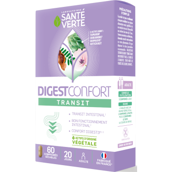 DigestConfort Transit Santé verte - boite de 60 comprimés