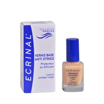 Vernis base anti stries Ecrinal - flacon de 10 ml