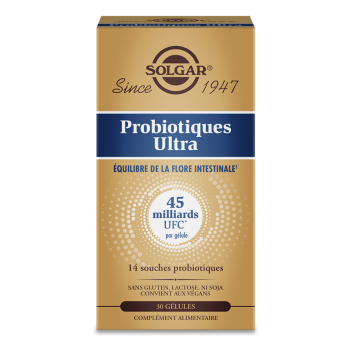 Probiotiques Ultra Solgar - boite de 30 gélules