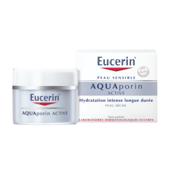 Aquaporin Active Soin hydratant peau sèche Eucerin - pot de 50 g