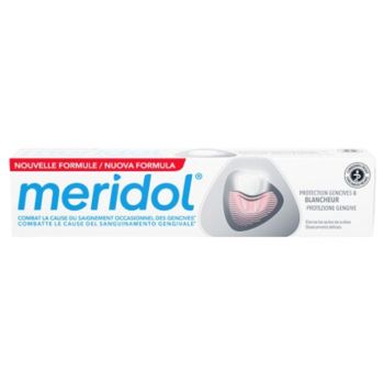 Dentifrice blancheur protection gencives Meridol - tube de 75 ml