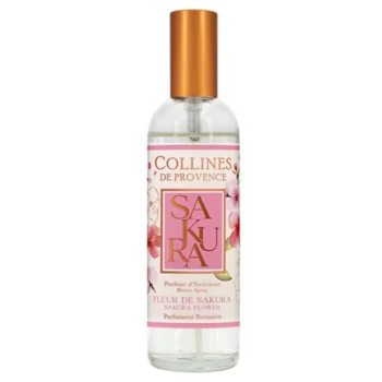 Parfum d'int&eacute;rieur fleur de sakura Collines de Provence - flacon de 100ml