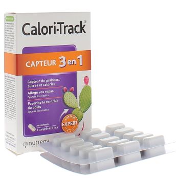 Calori track capteur de graisses & de sucres Nutreov - boite de 30 comprimés