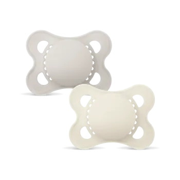 Sucette original silicone 2-6 mois Mam - boite de 2 sucettes - gris