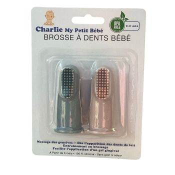 Brosse à dents bébé BPC - lot de 2 brosses à dents 