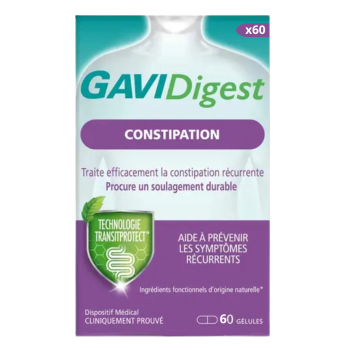 GAVIDigest constipation Reckitt - boite de 60 gélules