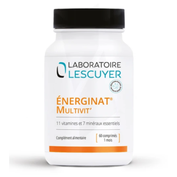 Énerginat multivit Lescuyer - pot de 60 comprimés