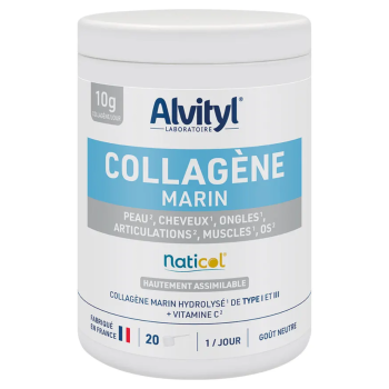 Collagène marin naticol goût neutre Alvityl - pot de 20 doses