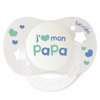 Essentiel sucette collerette confort+ 0/6 mois Luc et Léa - une sucette