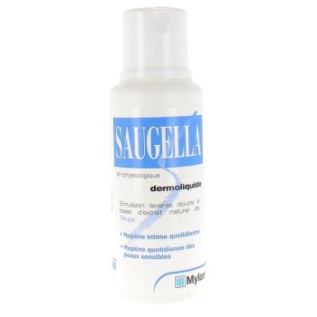 Dermoliquide émulsion lavante douce Saugella - flacon de 250 ml