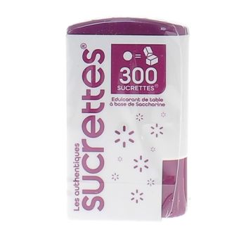 Les sucrettes authentiques 25 mg de saccharine - boîte de 300 sucrettes