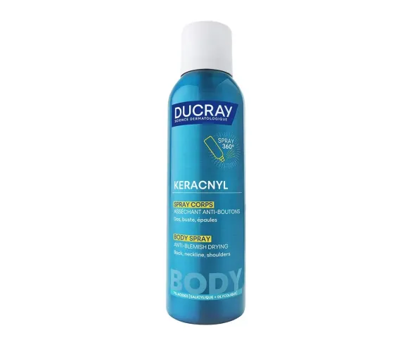 Keracnyl spray corps asséchant anti-boutons Ducray - spray de 150ml - image 1