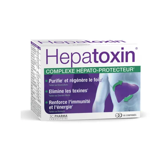 Hepatoxin complexe hépato-protecteur 3C Pharma - boite de 60 comprimés