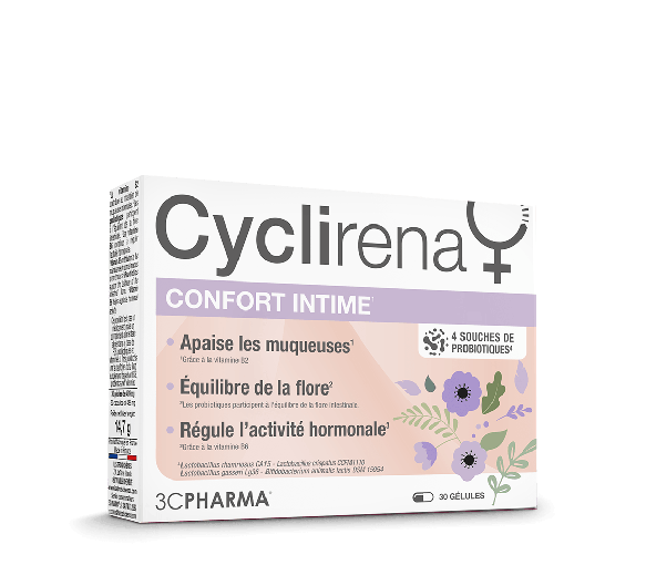 Cyclirena confort intime 3C Pharma - boite de 30 gélules