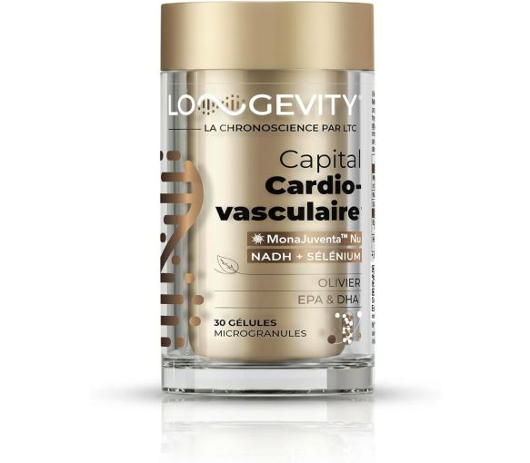 Longevity capital cardio vasculaire Les 3 Chênes - pot de 30 gélules - image 1
