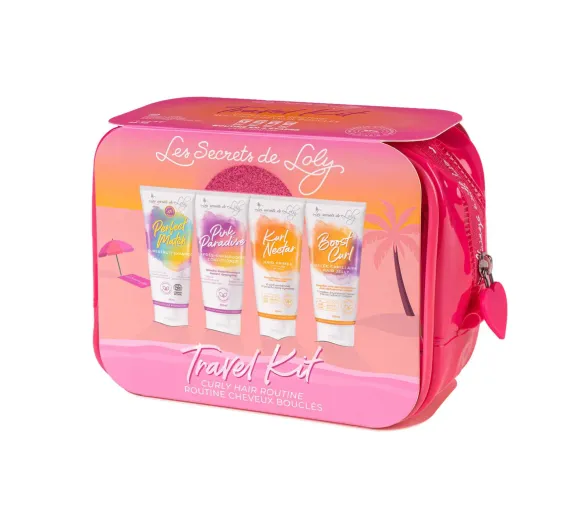 Travel Kit trousse cheveux bouclés Les Secrets de Loly - trousse de 4 produits - image 1