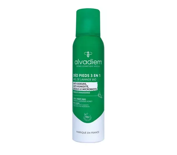 Déo pieds 3 en 1 Alvadiem - spray de 150ml - image 1